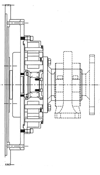 Stub Shaft Pedestal Bearing Assembly Cross Section